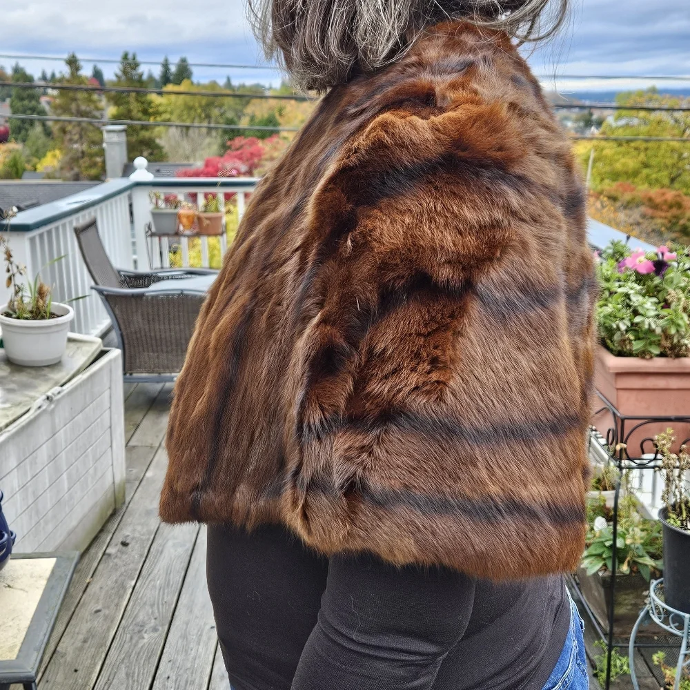Vintage Fur Cape